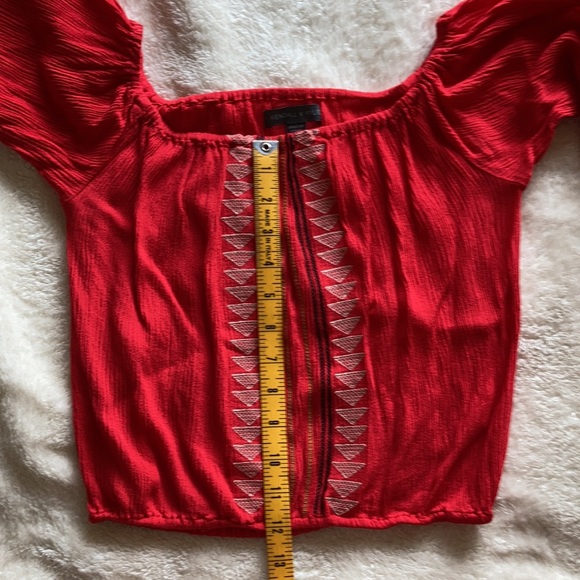 Kendall & Kylie Cropped Top Long Sleeve Size M - Picture 7 of 11